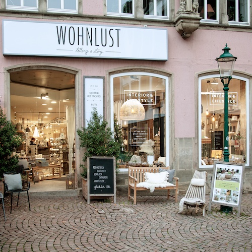 Ein Bild von dem Geschäft Wohnlust in Fulda.
