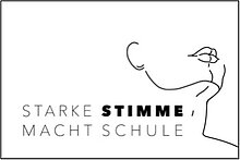 [Translate to Englisch:] Logo des Forschungsprojekts 'Starke Stimme Macht Schule'