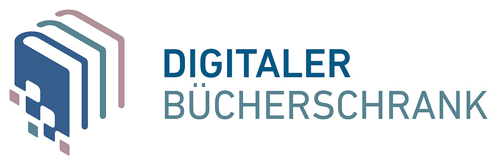 Das Bild zeigt das Logo des Projekts Digitaler Bücherschrank und verlinkt auf die Projekthomepage